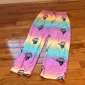 Pixie Lane Colorful Ice Cream Print Kids Pajama Pants